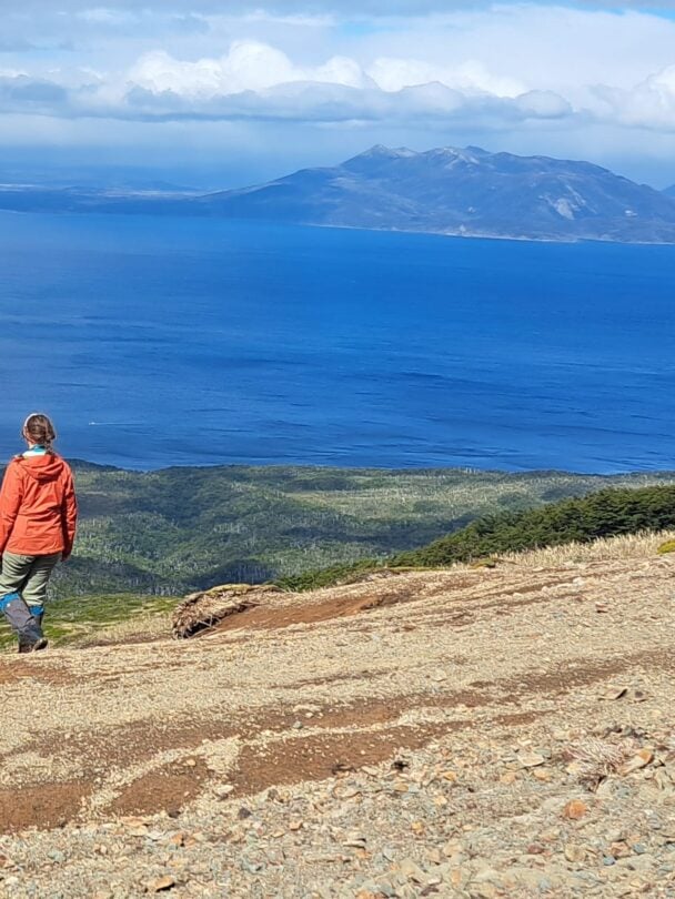 mount tarn hiking in patagonia
