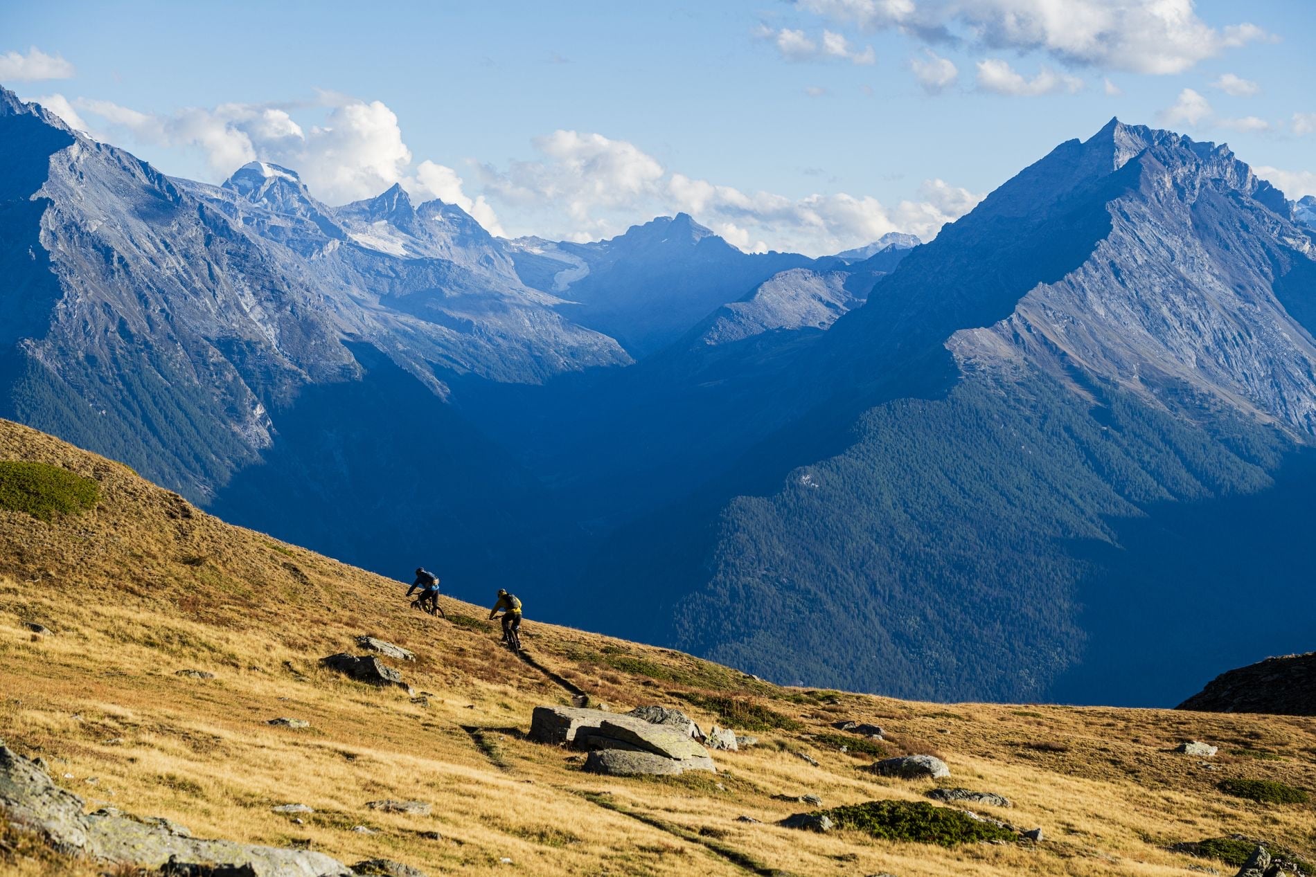 stunning views of aosta valley