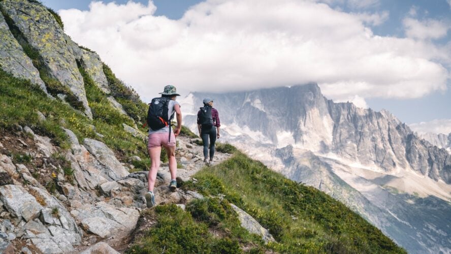 TMB iconic hiking