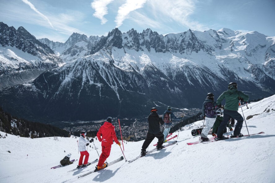 Best ski resorts in the world Brement above Chamonix