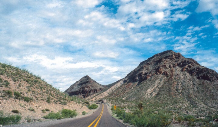 big bend road near terlingua