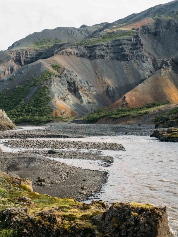 Hiking in Eastern Highlands, Iceland