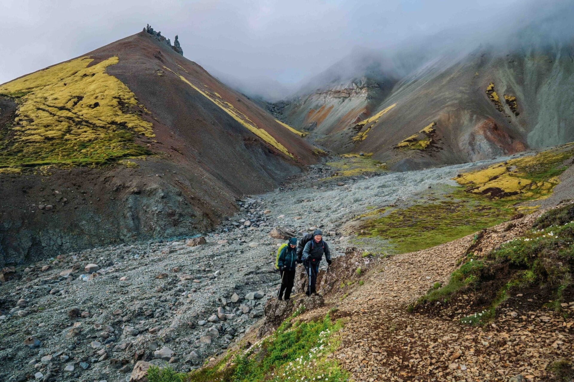 Hiking in Eastern Highlands, Iceland