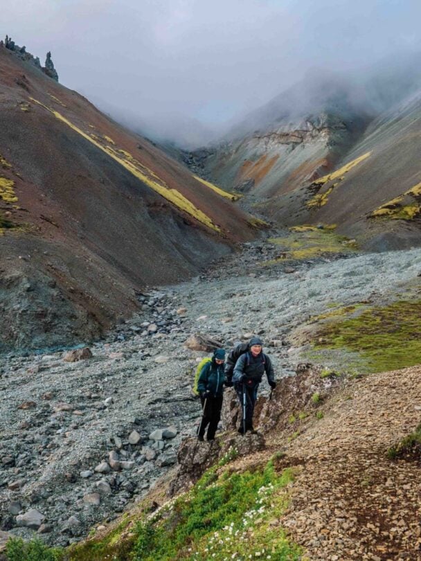 Hiking in Eastern Highlands, Iceland