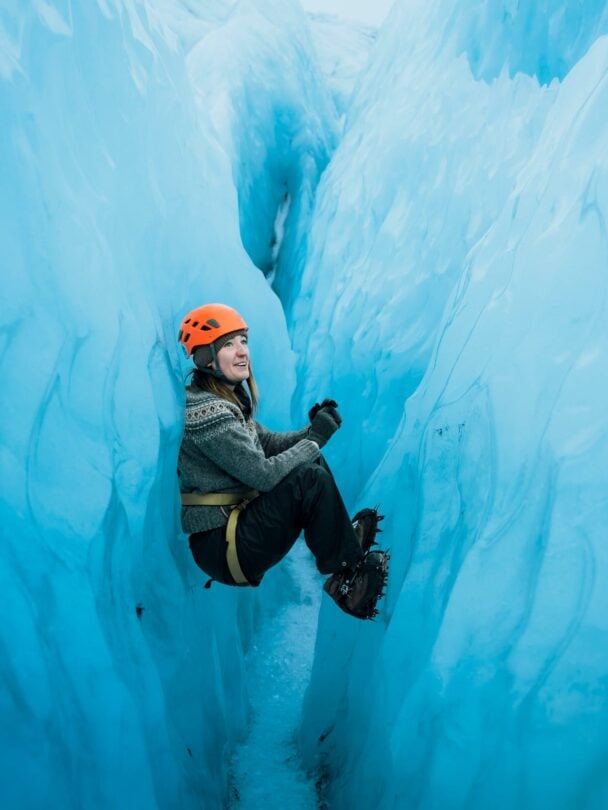 skaftafell glacier hike ice climbing