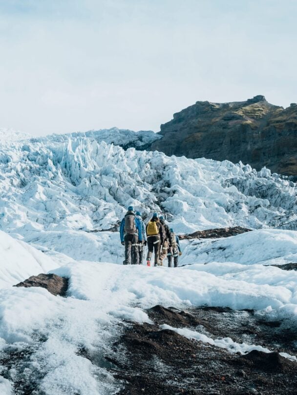skaftafell glacier hike ice climbing