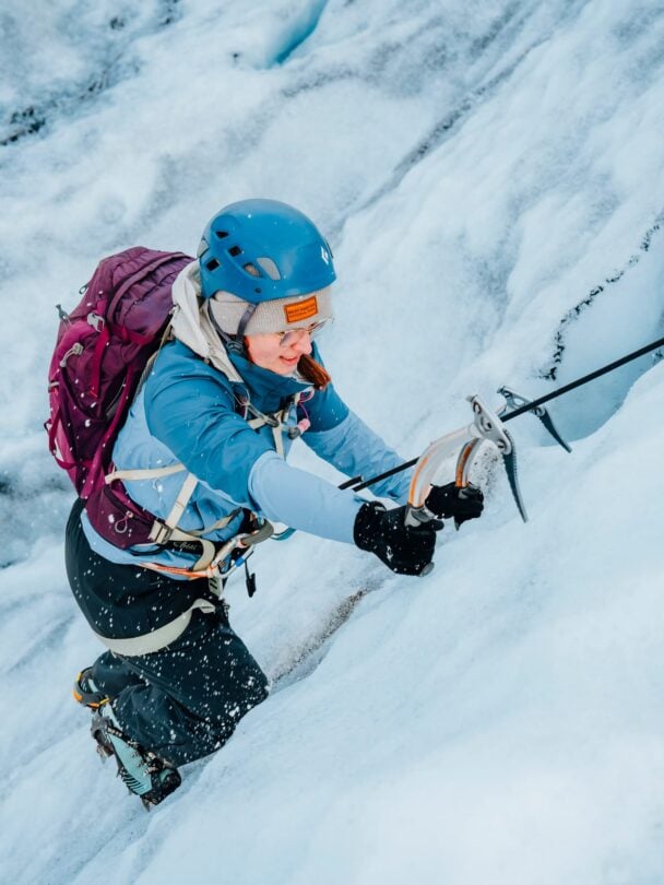 skaftafell glacier hike ice climbing