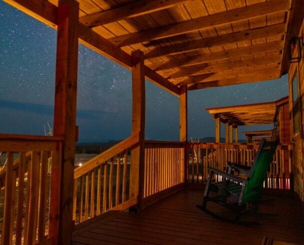 far flung casita patio