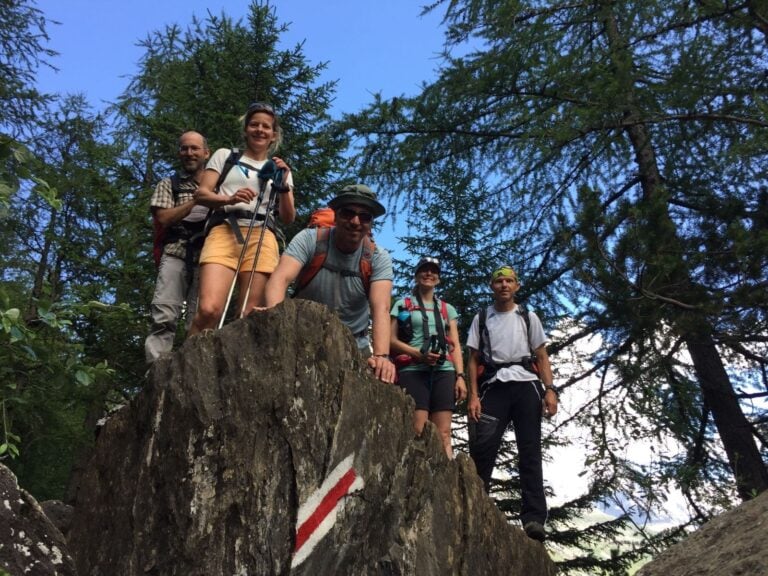 muverans hiking group in switzerland