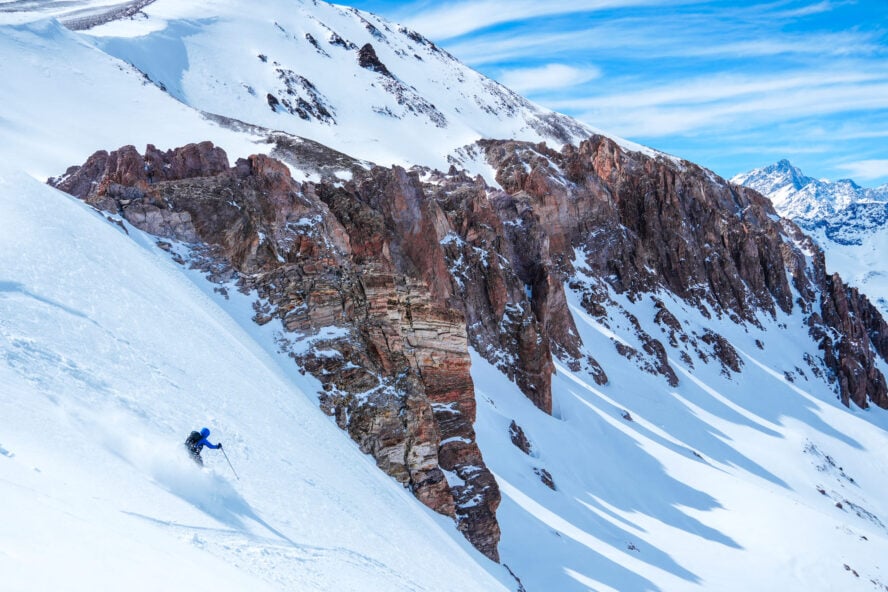 Patagonia skiing vista