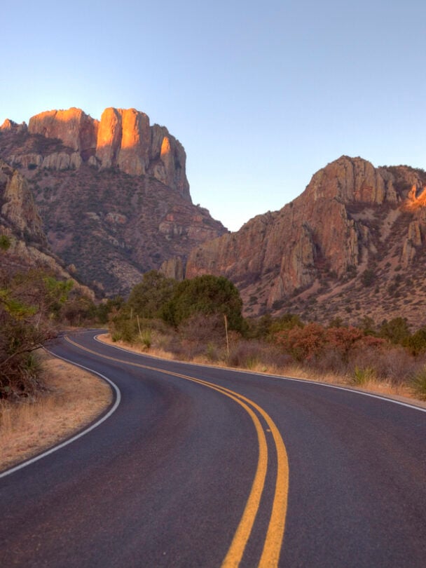 road in texas near big bend