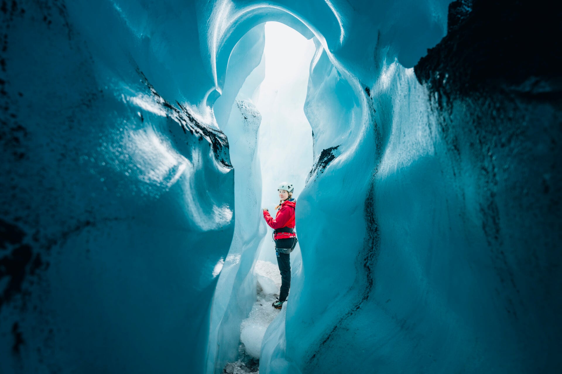 skaftafell glacier hike ice climbing