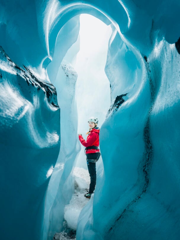 skaftafell glacier hike ice climbing