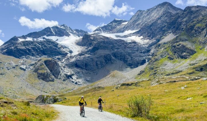 The Final Border Crossing and the Bernina Alps — Mountain Biking in Switzerland, Austria, and Italy