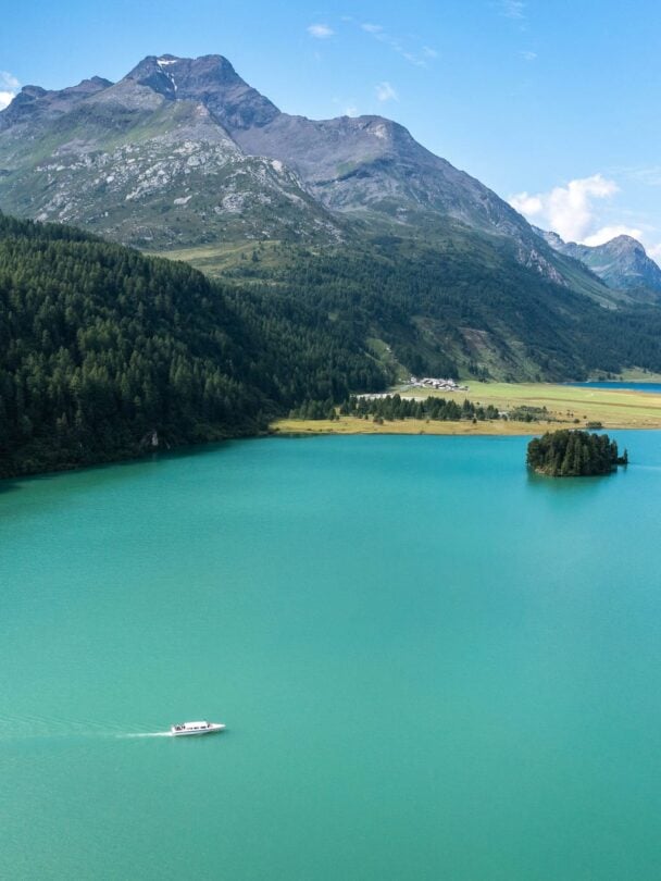 Upper Engadine Finale with St. Moritz — Mountain Biking in Switzerland, Austria, and Italy
