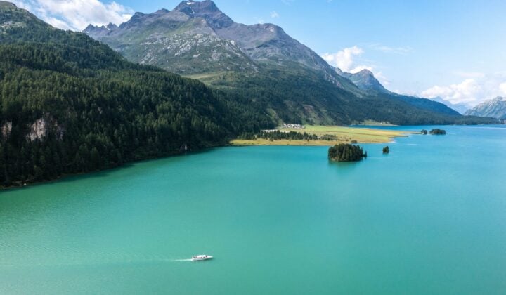 Upper Engadine Finale with St. Moritz — Mountain Biking in Switzerland, Austria, and Italy