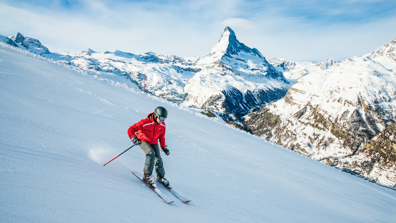 zermatt background skiing