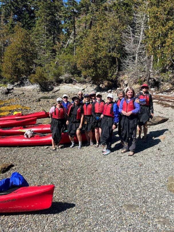 Half-day paddle on the quiet side of the island and an optional hike — Active Adventures in Acadia National Park | Maine