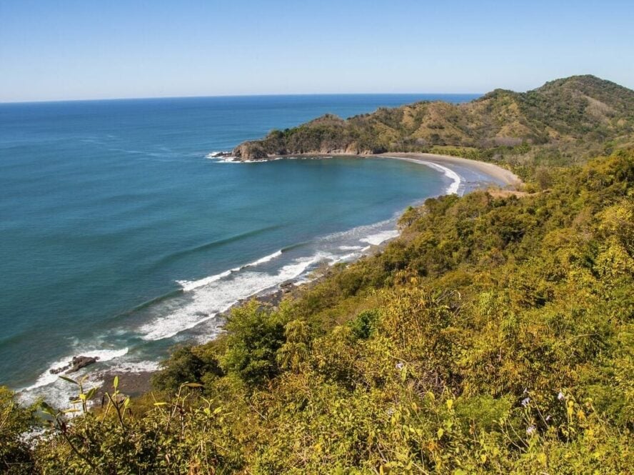 Carribean coast in Costa Rica