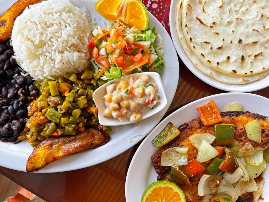 Costa Rica food traditional casados