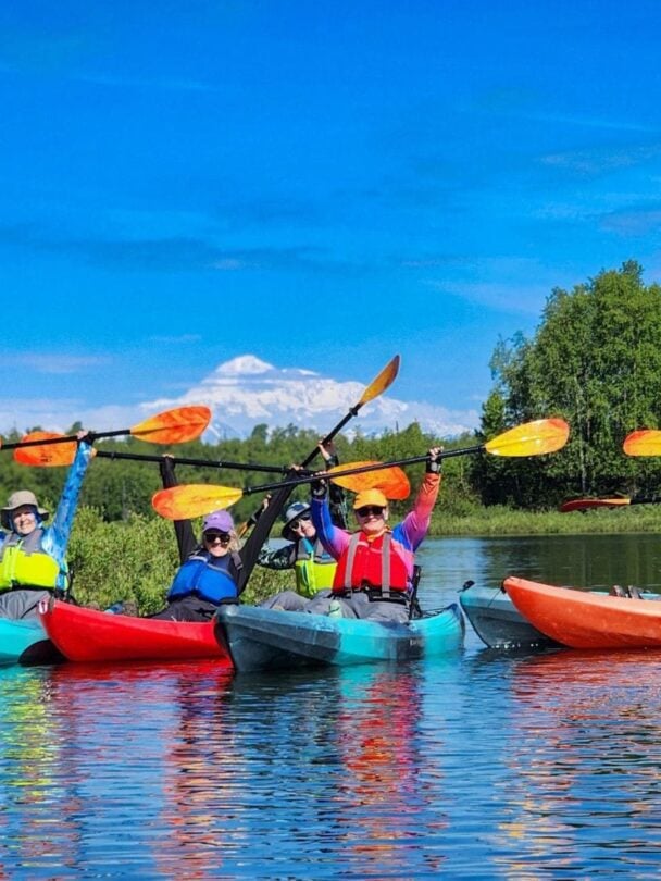 Morning hiking and kayaking in Talkeetna, free afternoon in Denali National Park | Alaska