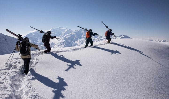 Courmayeur and the Italian powder mission — Backcountry Skiing in Five days of guided freeride in the Alps: France, Italy, and Switzerland, on a full Faction quiver.