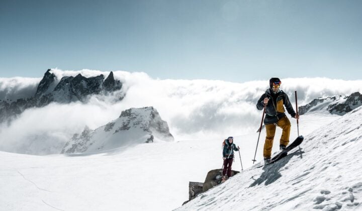 Les Grands Montets freeride mecca — Backcountry Skiing in Five days of guided freeride in the Alps: France, Italy, and Switzerland, on a full Faction quiver.