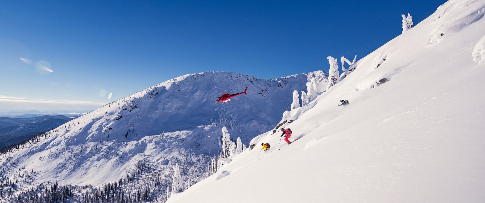 heli skiing and cat skiing