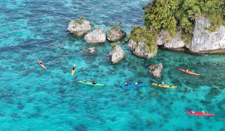 Paddle out of Malakal Harbour to West Ngeruktabel — Kayaking in Rock Islands | Palau