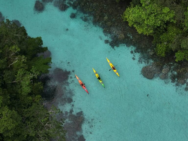 South to Mecherchar and the stone money quarry — Kayaking in Rock Islands | Palau