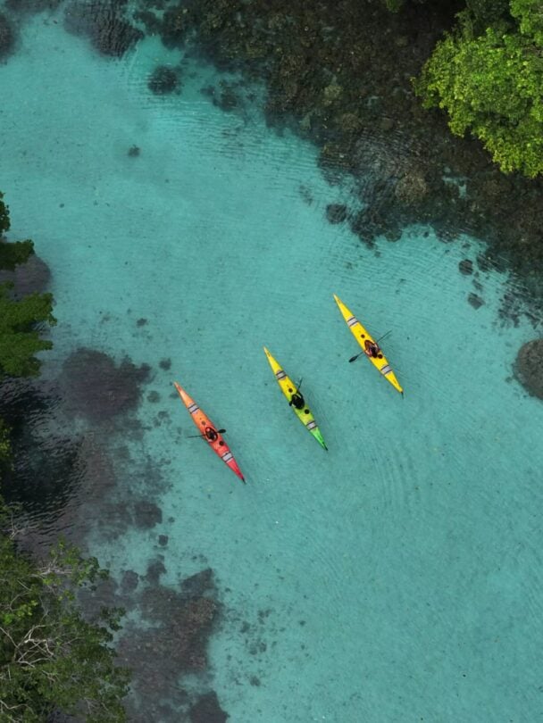 South to Mecherchar and the stone money quarry — Kayaking in Rock Islands | Palau
